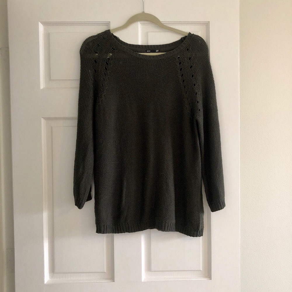 H&M Army Green Sweater